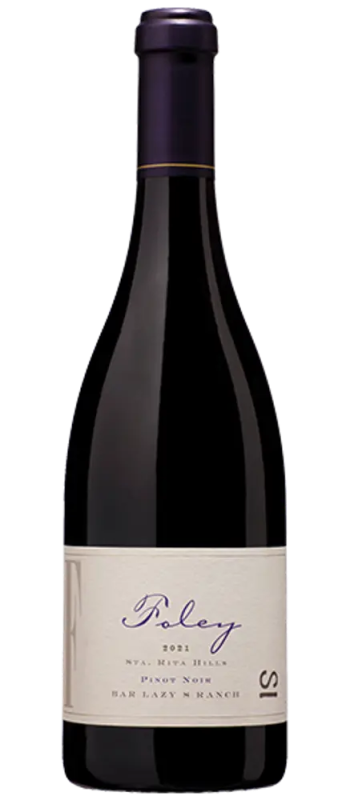 bar lazy s ranch pinot noir 2021 sta rita hills bottle shot