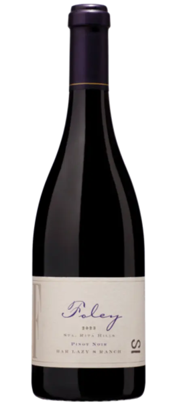 bar lazy s ranch pinot noir 2023 sta rita hills bottle shot