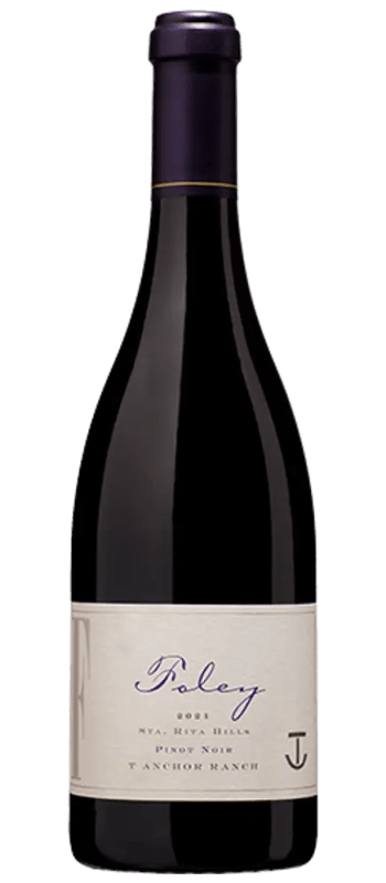 t anchor ranch pinot noir 2021 sta rita hills bottle shot